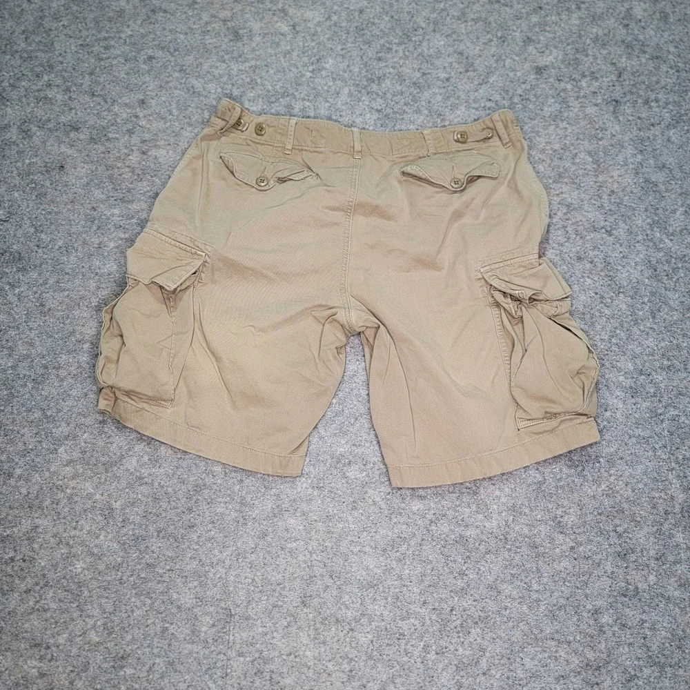 J. Crew Mens Size 36 Beige Cotton Cargo Shorts Casual Outdoors‎